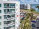 Luxury condo featuring spacious balconies with glass railings and outdoor seating for relaxing and enjoying the view at 1590 Gulf Blvd # 501, Clearwater Beach, FL 33767