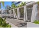 Private outdoor cabana with comfortable seating, perfect for lounging and relaxation at 301 1St S St # 2104, St Petersburg, FL 33701