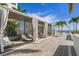 Relax in luxury cabanas with water views in this beautiful outdoor deck area at 301 1St S St # 2104, St Petersburg, FL 33701