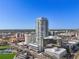 Modern high-rise building surrounded by cityscape, showcasing the architectural design and urban setting at 301 1St S St # 2104, St Petersburg, FL 33701