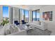 Spacious living room with floor-to-ceiling windows offering panoramic views at 301 1St S St # 2104, St Petersburg, FL 33701