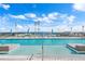 Resort style rooftop pool with in-pool lounge and a breathtaking view at 301 1St S St # 2104, St Petersburg, FL 33701