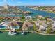 Stunning waterfront community featuring homes with private docks, lush landscaping, and direct access to the water at 4930 60Th S Ave, St Petersburg, FL 33715