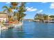 Wide canal view featuring multiple boat docks and waterfront access, perfect for boating and recreation at 4930 60Th S Ave, St Petersburg, FL 33715