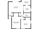 A thoughtfully designed floor plan with open living areas, a primary bedroom, and additional bedrooms at 522 Pine Ave # 6A, Anna Maria, FL 34216