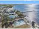 Waterfront with tennis court and basketball court at 3266 Mangrove Point Dr, Ruskin, FL 33570