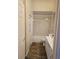 Bright bathroom with a shower-tub combo, single sink vanity, and wood-look flooring at 3801 Bramblewood Blvd, Land O Lakes, FL 34639
