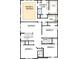 Second floor plan featuring owner's suite, retreat, three bedrooms and three bathrooms at 713 W West St, Tampa, FL 33603