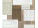 Kitchen and bath material selections showing cabinets, countertop, backsplash, and flooring at 713 W West St, Tampa, FL 33603