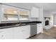 Bright kitchen featuring granite counters, stainless steel dishwasher, and natural light at 2391 66Th S Ter, St Petersburg, FL 33712