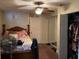Bedroom with double bed and mirrored closet doors at 2734 53Rd N Ave, St Petersburg, FL 33714