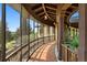 Covered patio offering scenic views and a tranquil atmosphere at 33642 Blanton Rd, Dade City, FL 33523