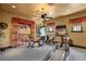 Well-equipped home gym featuring a treadmill and exercise bike at 33642 Blanton Rd, Dade City, FL 33523
