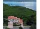 Waterfront home with a large yard, seen from above at 109 Wateredge Ct, Safety Harbor, FL 34695