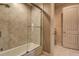 Bathroom with a shower/tub combo and tile flooring at 109 Wateredge Ct, Safety Harbor, FL 34695