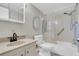 Bathroom with tub, shower, and vanity at 11485 Oakhurst Rd # 221, Largo, FL 33774