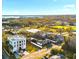 Aerial view showcasing a modern home and surrounding landscape at 3087, 3075 Cherry Ln, Clearwater, FL 33759