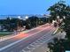 Elevated view of highway and coastline at dusk at 3087, 3075 Cherry Ln, Clearwater, FL 33759