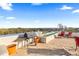 Rooftop deck with grill and seating area at 3087, 3075 Cherry Ln, Clearwater, FL 33759