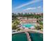 Community pool, waterfront views, and nearby condos at 4900 Brittany S Dr # 1303, St Petersburg, FL 33715