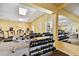 Fitness center with treadmills, weights, and exercise equipment at 4900 Brittany S Dr # 1303, St Petersburg, FL 33715