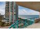 Balcony offers panoramic ocean and building views at 1540 Gulf Blvd # 806, Clearwater, FL 33767