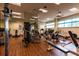 Well-equipped fitness center featuring various exercise machines at 1540 Gulf Blvd # 806, Clearwater, FL 33767