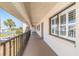 Condo balcony overlooking a lush green landscape at 8210 Aquila St # 223, Port Richey, FL 34668