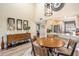 Elegant dining room features a wood table and modern buffet at 8210 Aquila St # 223, Port Richey, FL 34668