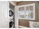 Convenient laundry closet with washer and dryer included at 8210 Aquila St # 223, Port Richey, FL 34668