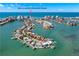 Aerial view of coastal property with Gulf of Mexico and Clearwater Beach views at 295 Bayside Dr, Clearwater Beach, FL 33767