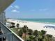 Stunning panoramic view of a beautiful beach from a condo at 5500 Gulf Blvd # 7211, St Pete Beach, FL 33706