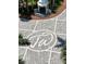 Brick courtyard with gazebo and logo inlay at 5500 Gulf Blvd # 7211, St Pete Beach, FL 33706