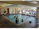 Heated indoor pool with ample seating at 5500 Gulf Blvd # 7211, St Pete Beach, FL 33706