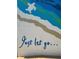 Beach-themed wall mural with the words “Just let go.” at 5500 Gulf Blvd # 7211, St Pete Beach, FL 33706