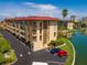 Two-story condo building with water access and parking at 105 Island Way # 121, Clearwater Beach, FL 33767