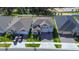 Aerial view of houses and community at 12821 Bergstrom Bay Dr, Riverview, FL 33579