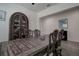 Dining room featuring a dark wood table and matching chairs at 12821 Bergstrom Bay Dr, Riverview, FL 33579
