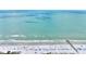 Aerial view of beach with pier and ocean at 18400 E Gulf Blvd # Ph-11, Indian Shores, FL 33785