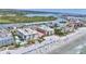 Aerial view of condo building and beach at 18400 E Gulf Blvd # Ph-11, Indian Shores, FL 33785