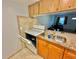 Kitchen with granite countertops and an oven at 8304 Bardmoor Blvd # 104, Seminole, FL 33777