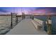 Private dock with seating area and beautiful sunset views at 266 8Th N Ave, Tierra Verde, FL 33715