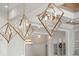 Modern geometric light fixtures at 266 8Th N Ave, Tierra Verde, FL 33715