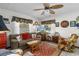 Comfortable living room with couch and wicker furniture at 247 93Rd N Ave, St Petersburg, FL 33702