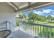 Private balcony overlooking the community and water at 1375 Pinellas Bayway S # 29, Tierra Verde, FL 33715