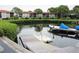 Community dock with boat slip, overlooking the waterway at 1806 Mariner Dr # 214, Tarpon Springs, FL 34689