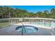 Enjoy the view from the bubbly hot tub located near the pool area at 1806 Mariner Dr # 214, Tarpon Springs, FL 34689
