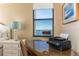 Small home office with water views at 1380 Gulf Blvd # 1008, Clearwater Beach, FL 33767