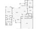 Floor plan showing 2 bedrooms, 2 bathrooms, and a garage at 3822 Salida Delsol Dr, Sun City Center, FL 33573