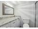 Clean bathroom with white vanity and shower at 5396 Acacia N Trl, Pinellas Park, FL 33782